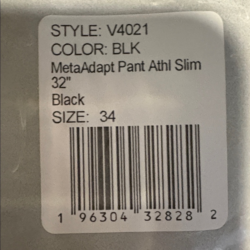 Vuori Black MetaAdapt Athletic Slim Pants NIB